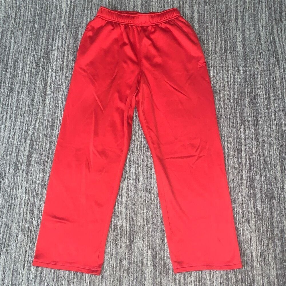 Starter Mens Size Small Pullon Athletic Track Pants Red Drawstring Waistband